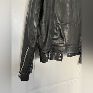 KOOPLES LEATHER BIKER JACKET